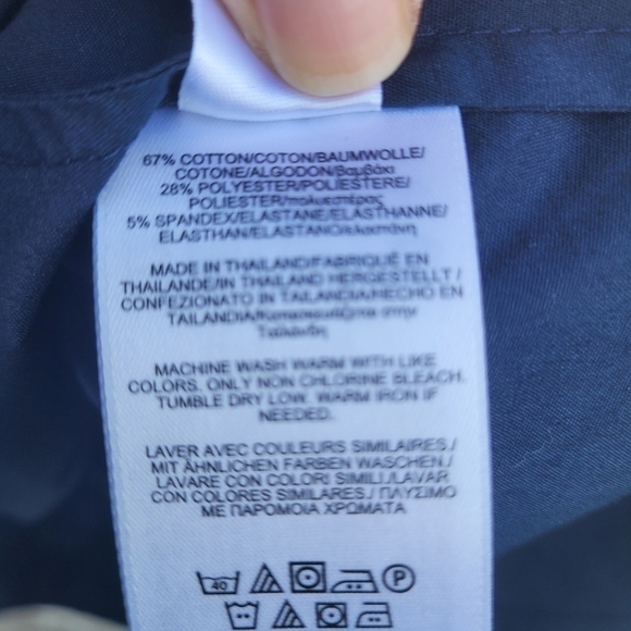 Brooks Brothers navy blue utility dress size 14P - Picture 4 of 8